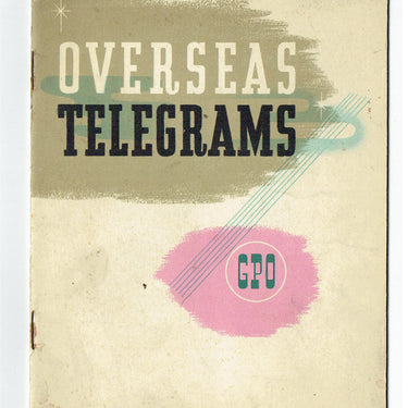 Overseas Telegrams GPO Post Office Telegraph