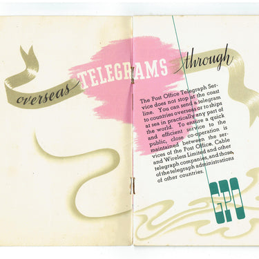 Overseas Telegrams GPO Post Office Telegraph