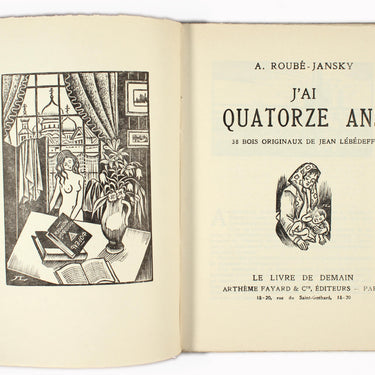 A Roube Jansky J'Ai Quatorze Ans 38 Bois Originaux De Jean Lebedeff