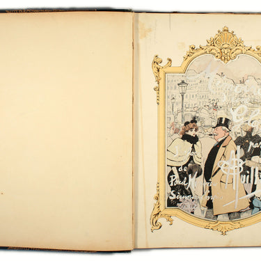 Set of French Print Books 1890s