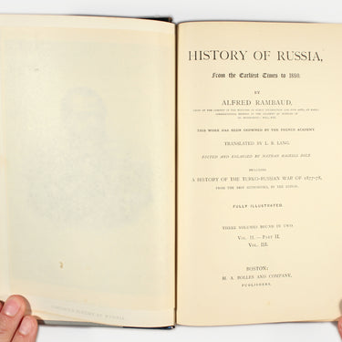 History of Russia Volumes II-III