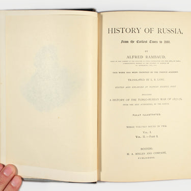 History of Russia Volumes I - II