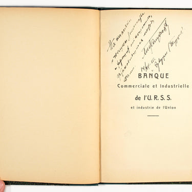 Banque Commerciale et Industrielle de l'URSS et Industrie de l'Union - Commerciale and Industrial Bank of the USSR and the Industry of the Union