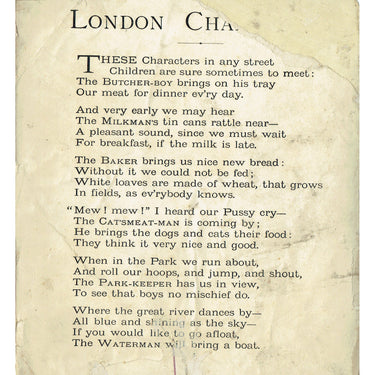 London Characters Aunt Louisa's London Toy Books H W Petherick