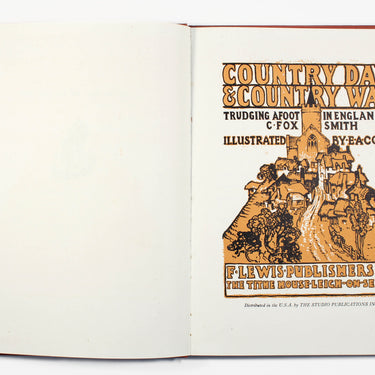 C Fox Smith Country Days And Country Ways