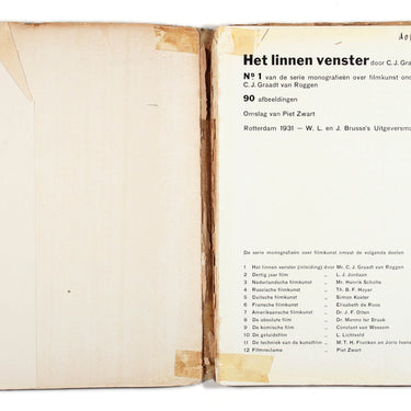 Het Linnen Venster C J Graadt Van Roggen Film Art