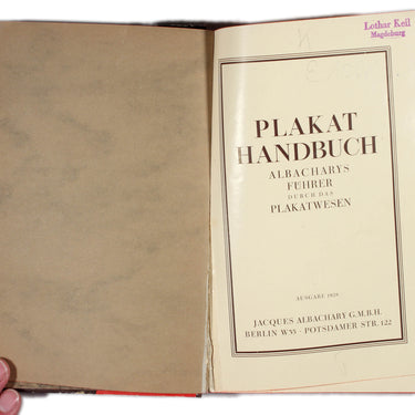 Plakat Handbuch