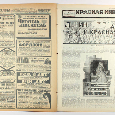 Red Field Krasnaya Niva #8 1927