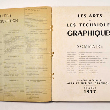 Arts et Metiers Graphiques 59 1937