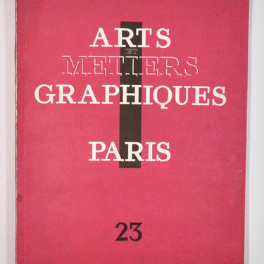 Arts et Metiers Graphiques 23 1931