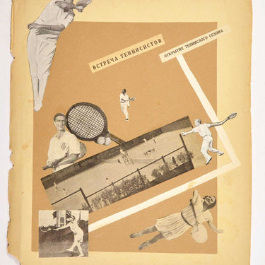 Photomontage Spartakiada Tennis