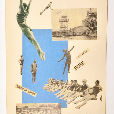 Photomontage Spartakiada Diving Water Sports