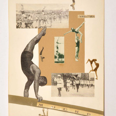 Photomontage Spartakiada Gymnastics