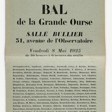 Bal de la Grande Ourse Russian Avant Garde