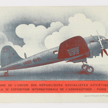 Stand De L'URSS A La 15: Exposition Internationale De L'Aeronautique Paris 1936