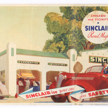 Chicago and Vicinity Sinclair Road Map