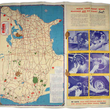 Chicago and Vicinity Sinclair Road Map