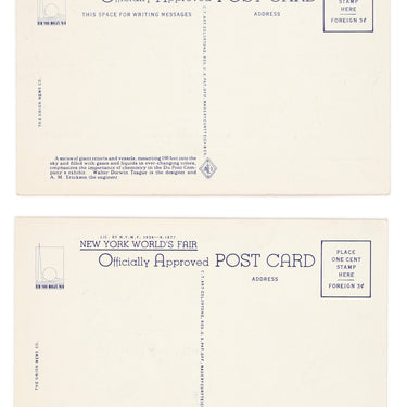 New York World's Fair Officially Approved Postcards