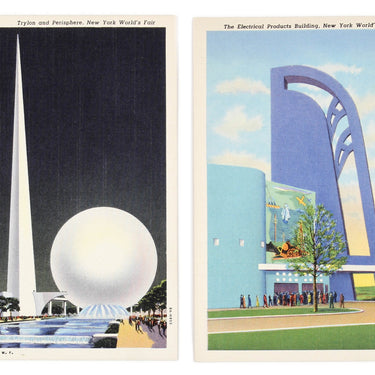 New York World's Fair Officially Approved Postcards