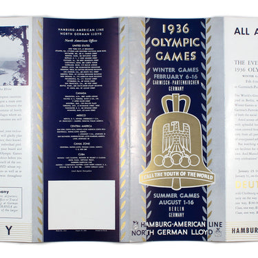 1936 Olympic Games Germany HAPAG North German Lloyd