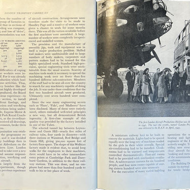 London Transport Carried On An Account of London at War 1939-1945 by Charles Graves