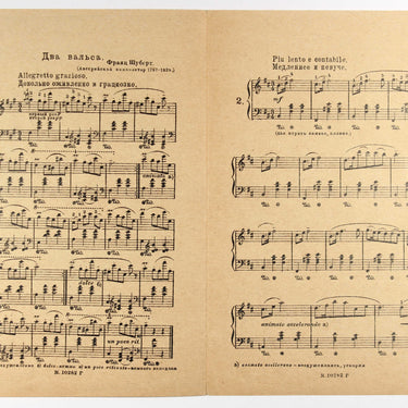 F Schubert Two Waltzes