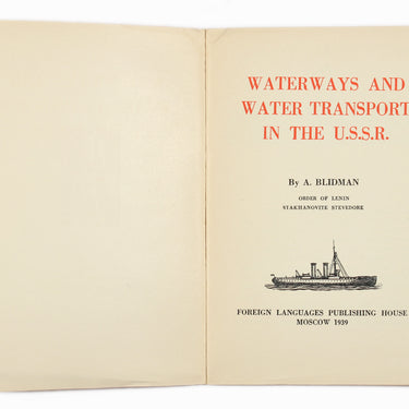 Waterways and Water Transport in the U.S.S.R.