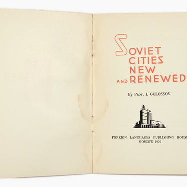 Soviet Cities New and Renewed