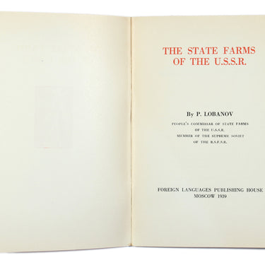 The State Farms of the U.S.S.R.