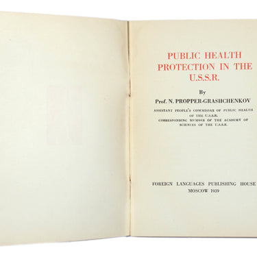 Public Health Protection in the U.S.S.R.