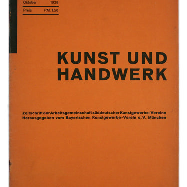 Kunst Und Handwerk #10 1929