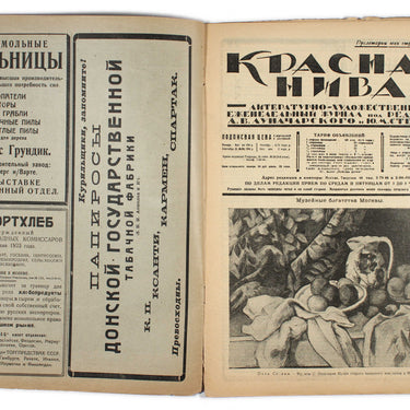 Red Field Krasnaya Niva #39 1923