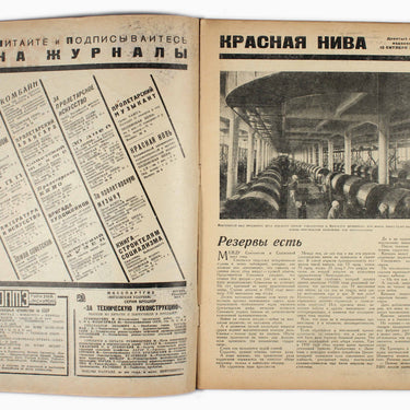 Red Field Krasnaya Niva #28 1931
