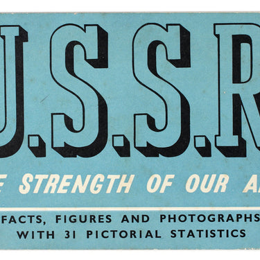USSR The Strength of Our Ally 1941