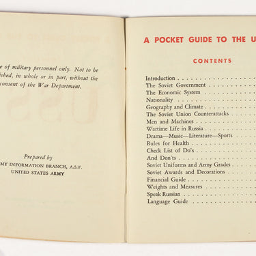Pocket Guidebook to the USSR