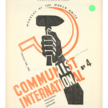 Communist International No 4 February 15th, 1934