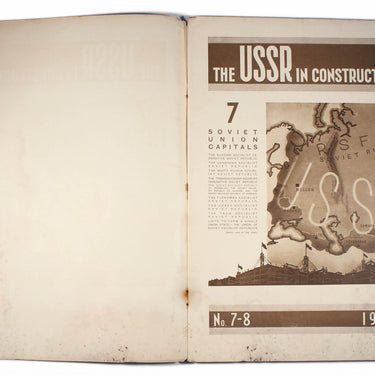 USSR in Construction #7-8 1930