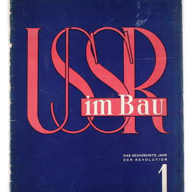 USSR im Bau - USSR in Construction #1 1933