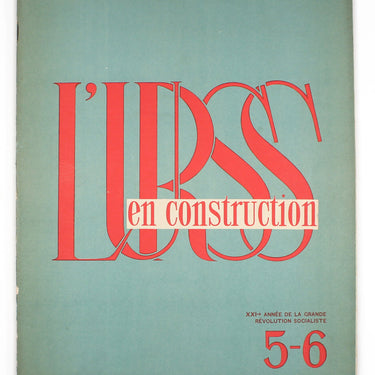 USSR in Construction #5-6 1938