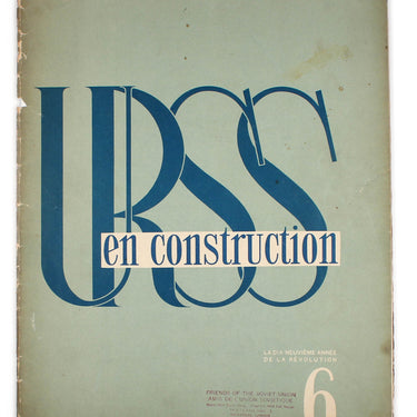 USSR in Construction #6 1936