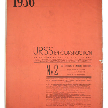 USSR in Construction #2 1936