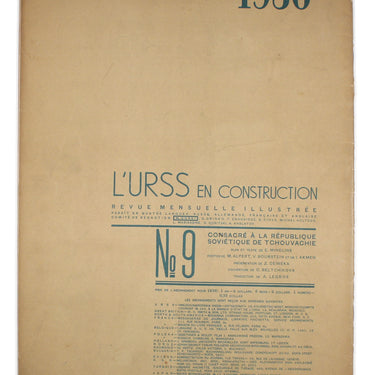 USSR in Construction # 9 1936