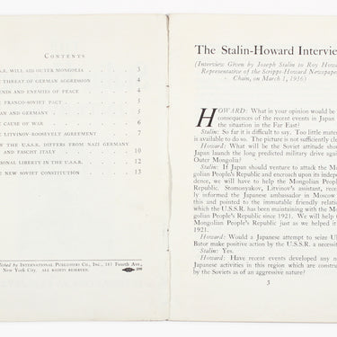 The Stalin-Howard Interview