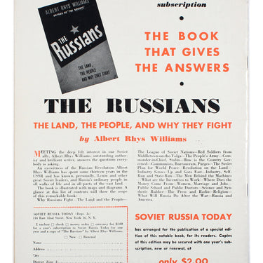 Soviet Russia Today Jan 1945