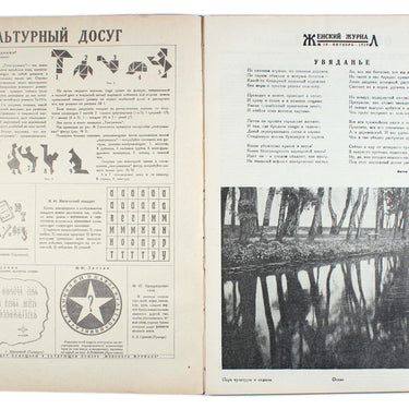 Women's Magazine Zhenskij Jurnal #10 1929