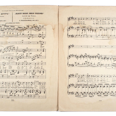 Romances and duets by Tchaikovsky