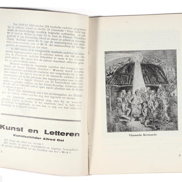 Opkomst Attendance Flemish Student Magazine No 4 1930