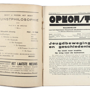 Opkomst Attendance Flemish Student Magazine No 2 1929