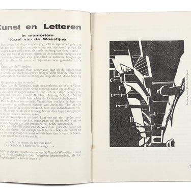 Opkomst Attendance Flemish Student Magazine No 2 1929