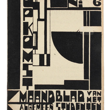 Opkomst Attendance Flemish Student Magazine No 6 1930